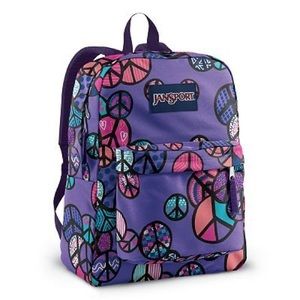 NWT Superbreak Peace Sign Backpack